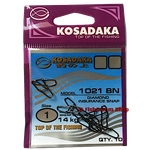 Застежка Kosadaka 1021BN-№03 35кг 9шт Diamond Insurance Snap