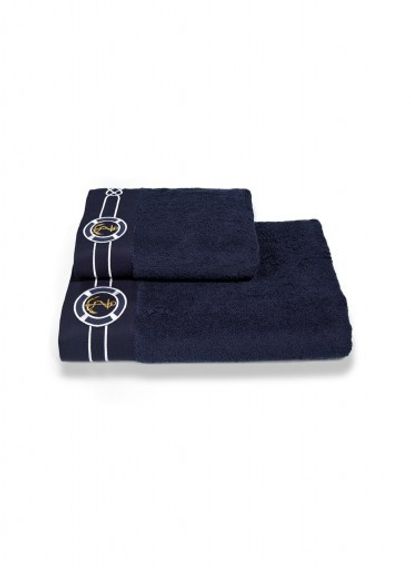MARINE-МАРИНЕ синий полотенце махровое Soft Cotton (Турция)