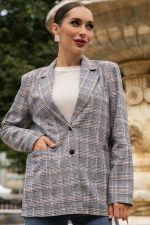 Жакет Нэри (корица/клетка) Б14110-33М LT Collection