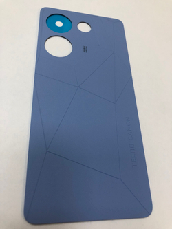 Задняя крышка для Tecno Camon 20 Pro (CK7n) синяя, Оригинал