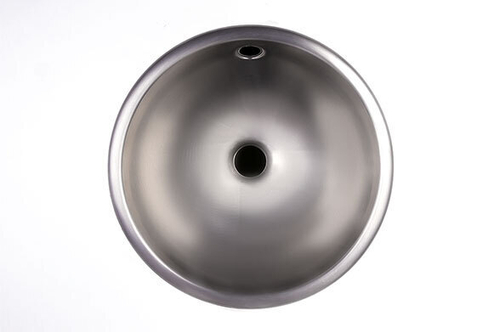 Раковина встраиваемая круглая Ø355 мм нерж. сталь NOFER 13030.RB глянцевый