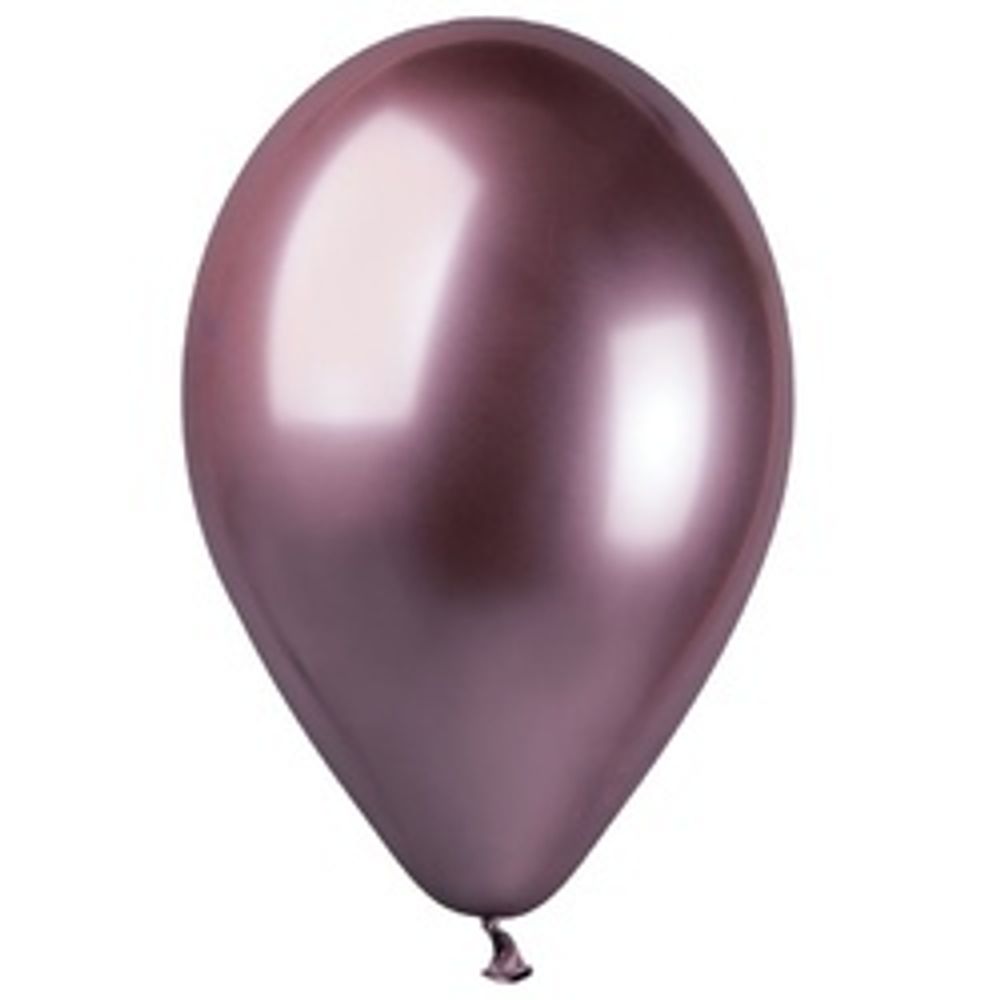 Шар (14"/36 см) Хром Розовый (91) 50 шт.