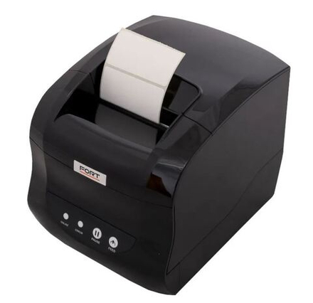 Принтер этикеток FORT FT-365B (термо, 203dpi, USB) черный