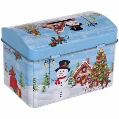 Копилка «Сказочный Снеговик» 11,5*7,5*8см