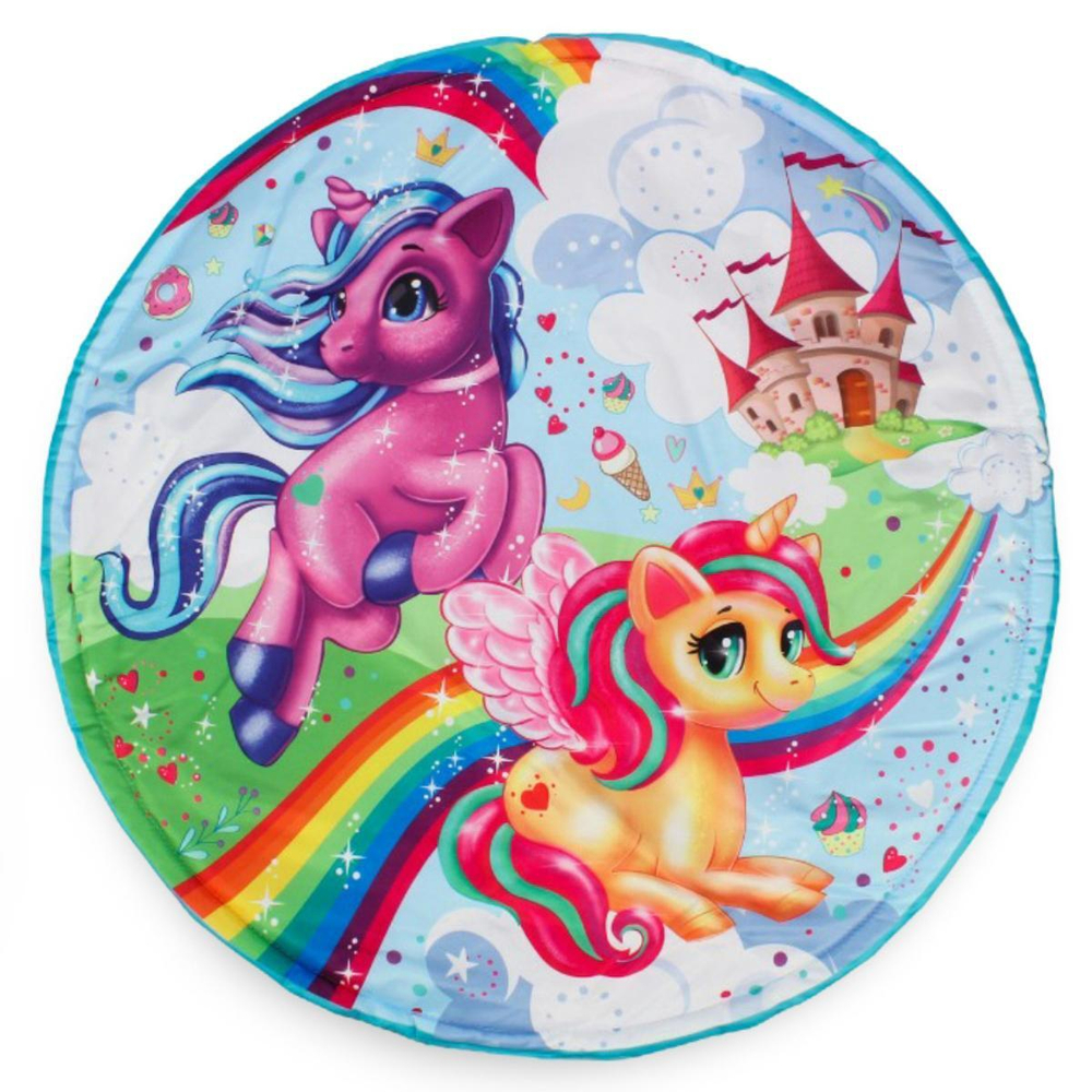 Развивающий коврик "Единорог" 85*85см, с игрушками на подвеске K52761UM (Умка)