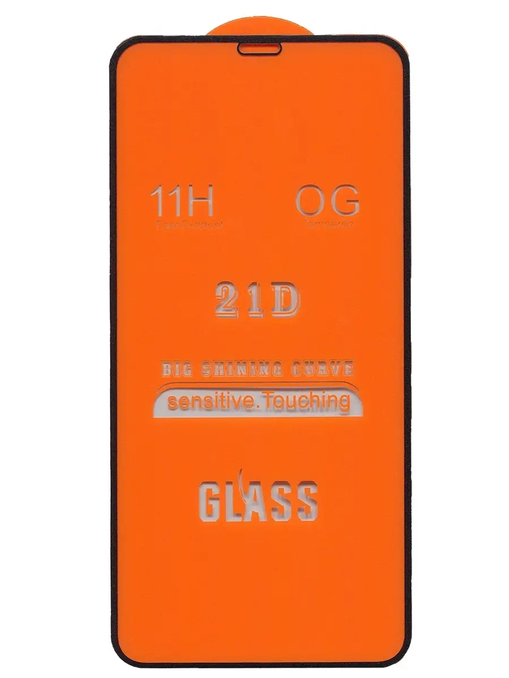 Защитное стекло Glass для Apple iPhone 11 Pro Max/ iPhone XS Max/ 21D / полный клей, черная рамка