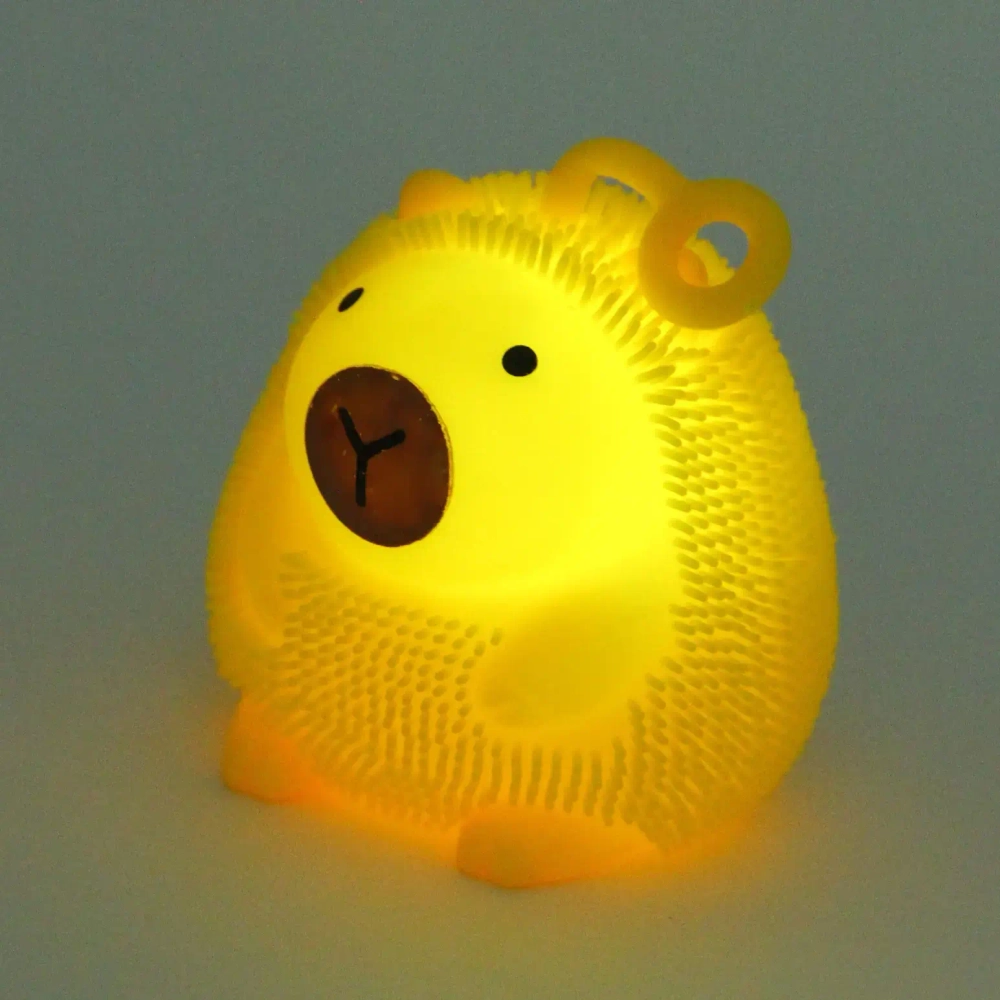 Игрушка «Свинка» Капибара, 7,5 см, с подсветкой, микс