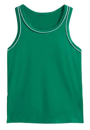 Женский топ теннисный Wilson Team Tank Top - зеленый