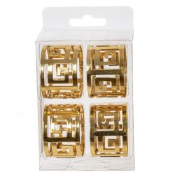 GAEM Набор из 4-х колец для салфеток, L11 W4,5 H8 см