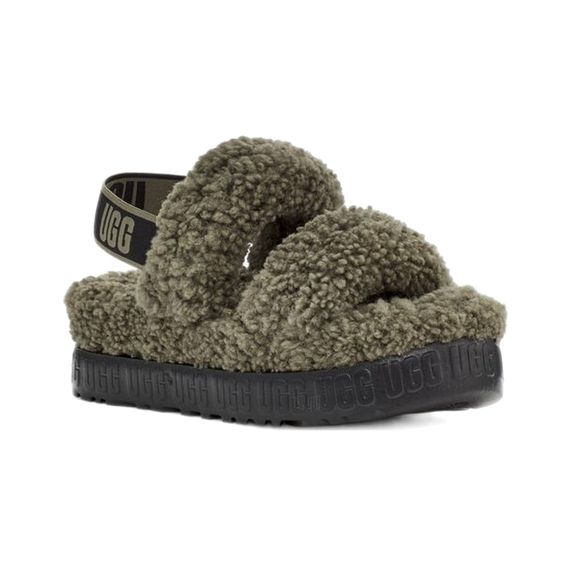 Ugg Fluff 'Olive Green'
