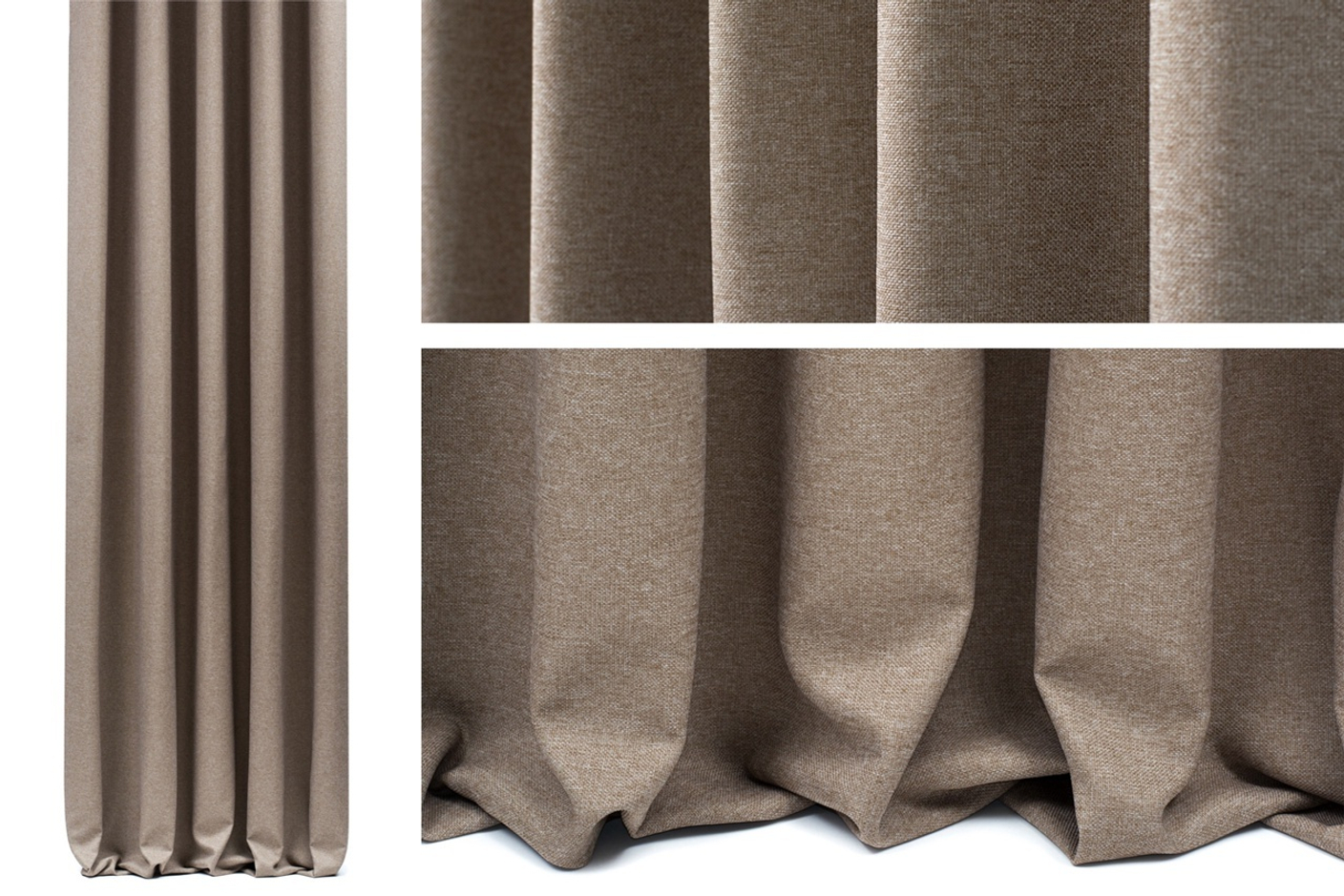 Ткань блэкаут-рогожка .