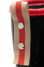 Сапоги BoomBoots Black&Red Flat (с утеплителем)