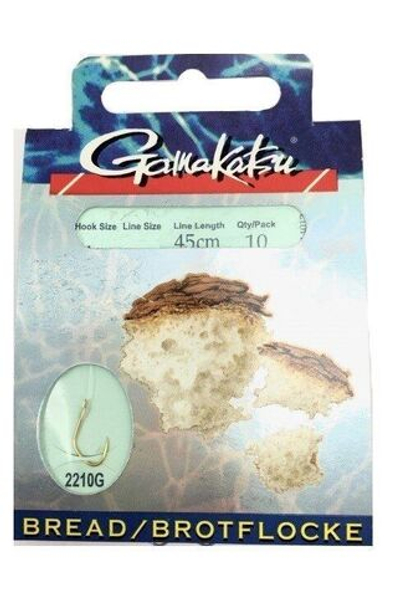 Крючок рыболовный BKS-2210G №14, 0,12mm - 45cm упк по 10шт