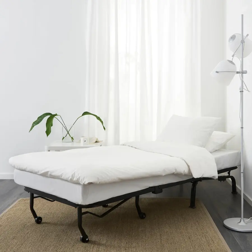 Кресло с откидной спинкой - IKEA LYCKSELE HÅVET/ЛИКСЕЛЕ ХОВЕТ ИКЕА, 87х100х80 см, серый