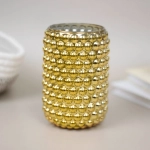 Подсвечник «Капли дождя» 8*12,5 см, Золото