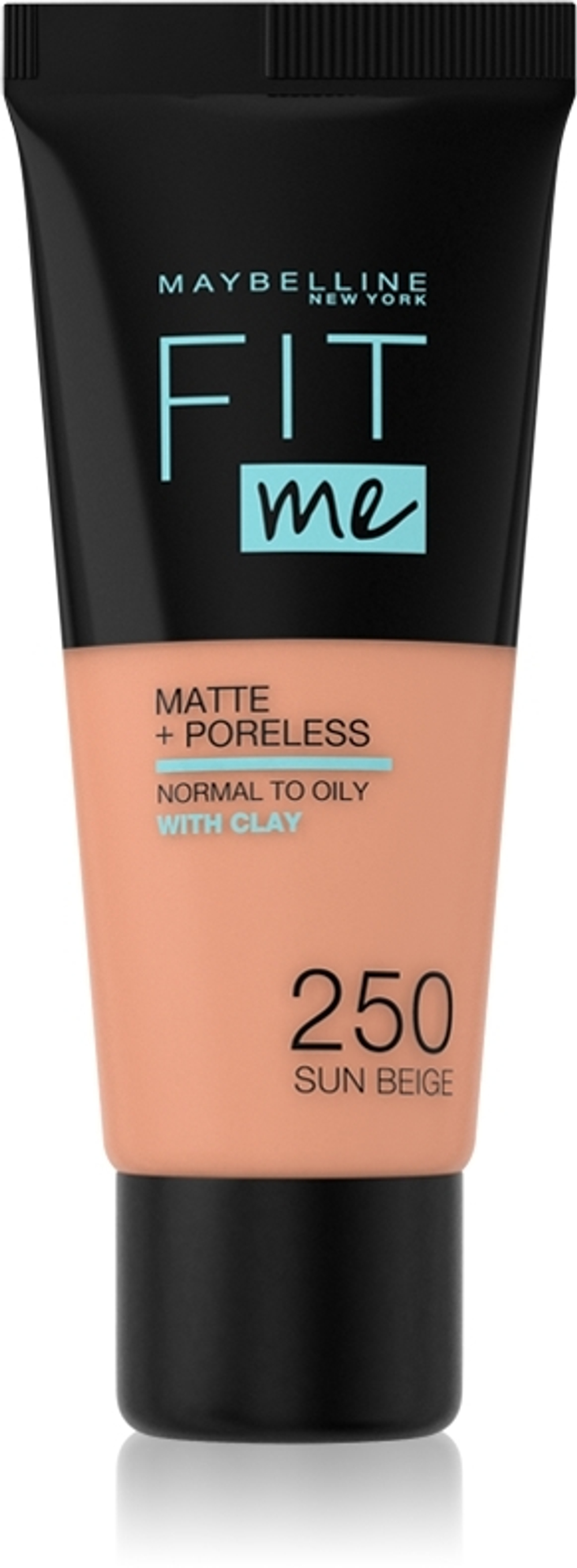 MAYBELLINE NEW YORK Fit Me! Matte+Poreless - Матирующая тональная основа для нормальной и жирной кожи, 30 ml
