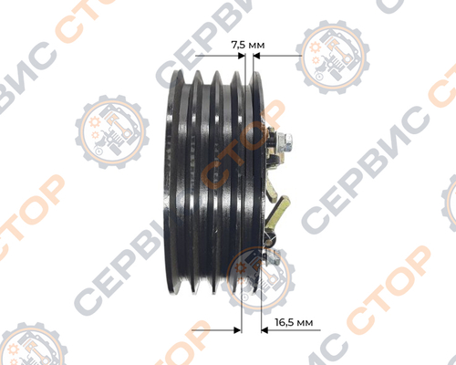 Сцепление в сборе (большая лапка выжима) 4 ручья TS24 (235 мм)