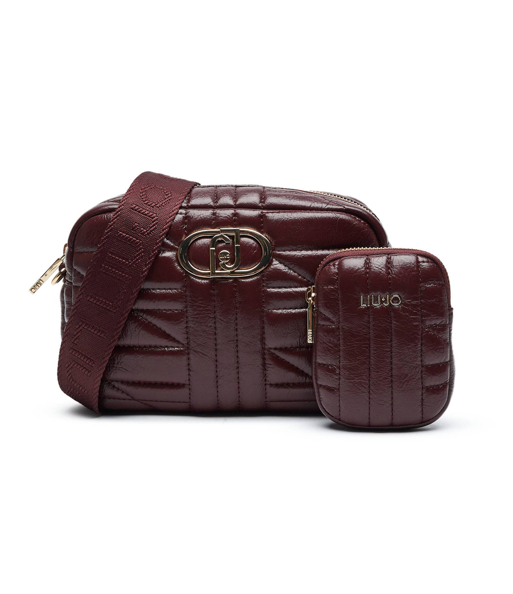 Сумка через плечо + поясная сумка Liu Jo - бордовый(AF4322 E0426)