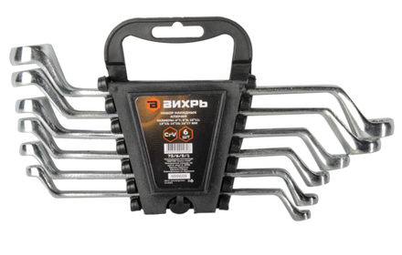 Набор накидных ключей 6 шт. 6 - 17 Вихрь