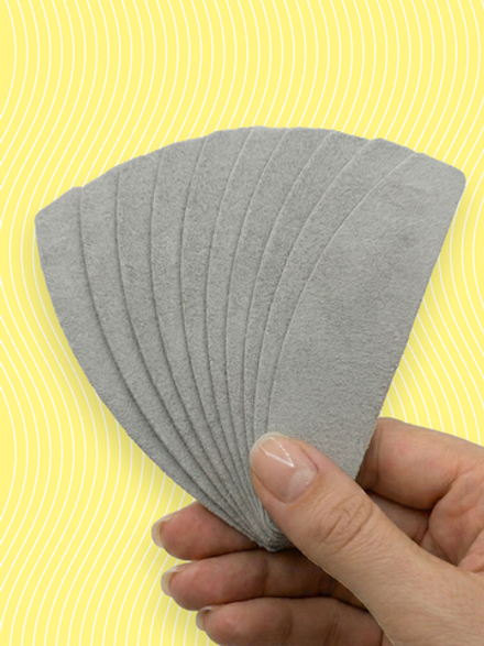 Набор замшевых сменных файлов для японского маникюра, 10 шт