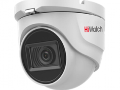 Бюджетная видеокамера мультиформатная купольная DS-T803(B)(2.8mm) HiWatch