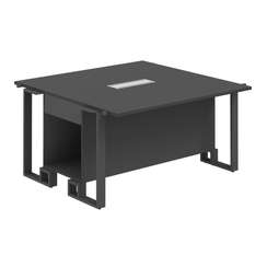 SP.0114.AN.AN.AN / Модуль центральный 1200х1200х750 / столешница:антрацит, подстолье:антрацит, металлокаркас:антрацит, лючок:серый