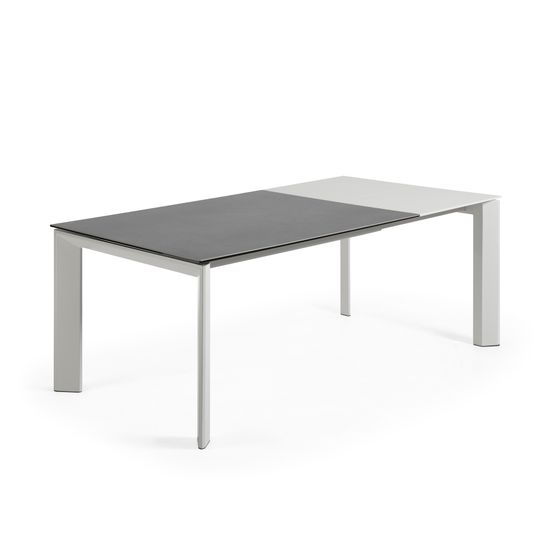 Стол Atta140 (200) x90 серый керамика