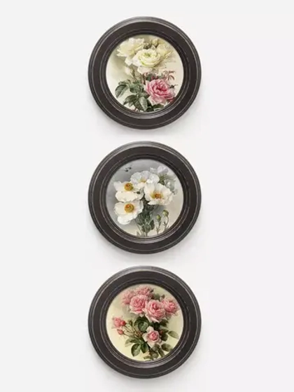 Картины на стену интерьерные на холсте 3 шт. 17.5 см