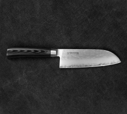 Tamahagane Нож Сантоку Tsubame Black 12см