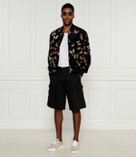 Шелковая куртка бомбер Dolce & Gabbana - черный(G9BCRT IS1VR)