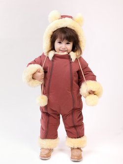 детский комбинезон из овчины