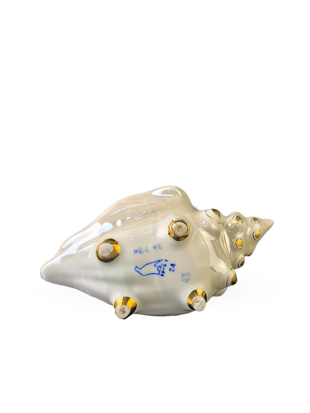 Фарфоровая статуэтка "Рыбка и ракушка" Дулево