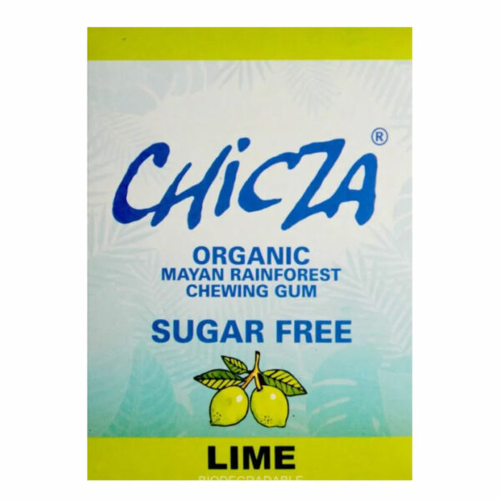 CHICZA ORGANIC Жевательная резинка органическая биоразлагаемая со вкусом мексиканского лайма без сахара 30г