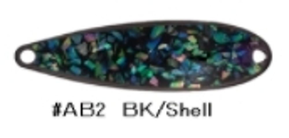 Блесна D-3 CUSTOM LURES D-3 CUSTOM SPOON 16.5g #ABI2 BK/SHELL