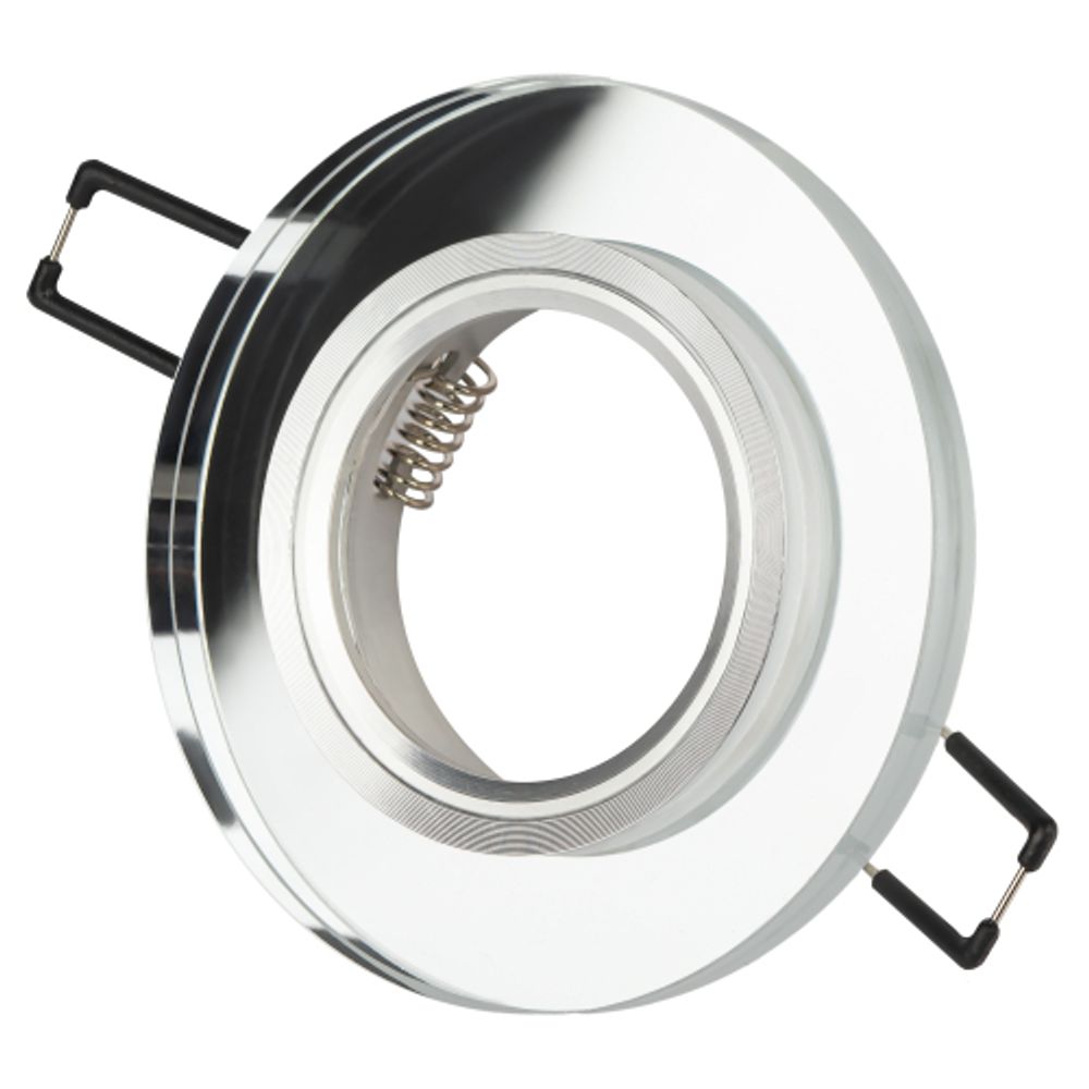 Светильник встраиваемый декоративный ЭРА DK7 CH/WH под лампу MR16 GU5.3 зеркальный/хром | Декоративные встраиваемые светильники