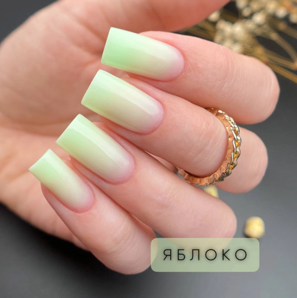 Опция Гель моделирующий цветной Яблоко самовыравнивающийся, 15мл4