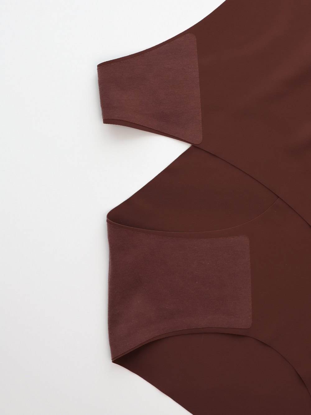 Слипы бесшовные цвет ТЕМНО КОРИЧНЕВЫЕ, размер ХS