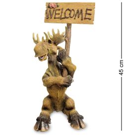 Sealmark ME-1027-LF Фигура Лось «Бобро Поржаловать»