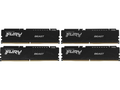 Оперативная память Kingston Fury KF552C40BBK4-128, DDR5 4х 128ГБ 5200 МГц, DIMM, RTL