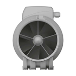 Вентилятор канальный 2 скорости (пластик) TYPHOON D160 2SP ERA PRO
