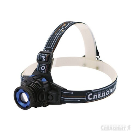 Фонарь налобный СИБИРСКИЙ СЛЕДОПЫТ Вольт 1L, zoom 220B+12B