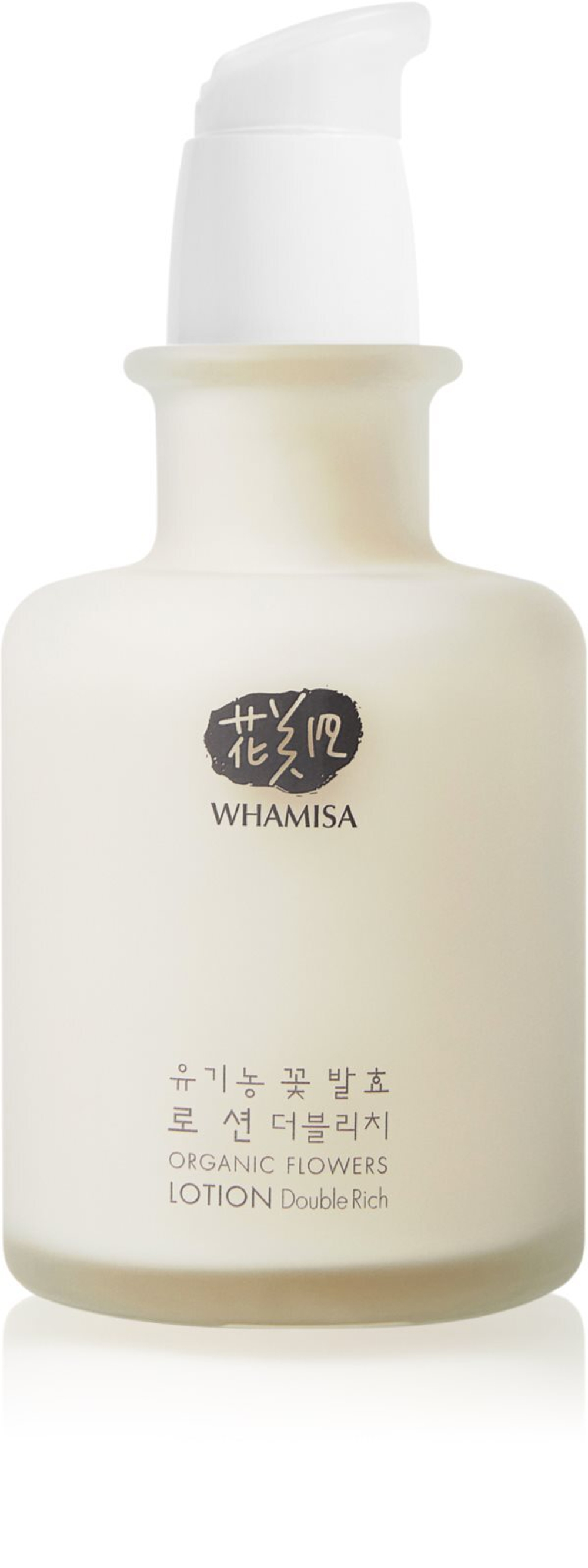 WHAMISA Organic Flowers Lotion Double Rich - освежающее увлажняющее молочко для лица /   150  ml  / GTIN 8809403814496