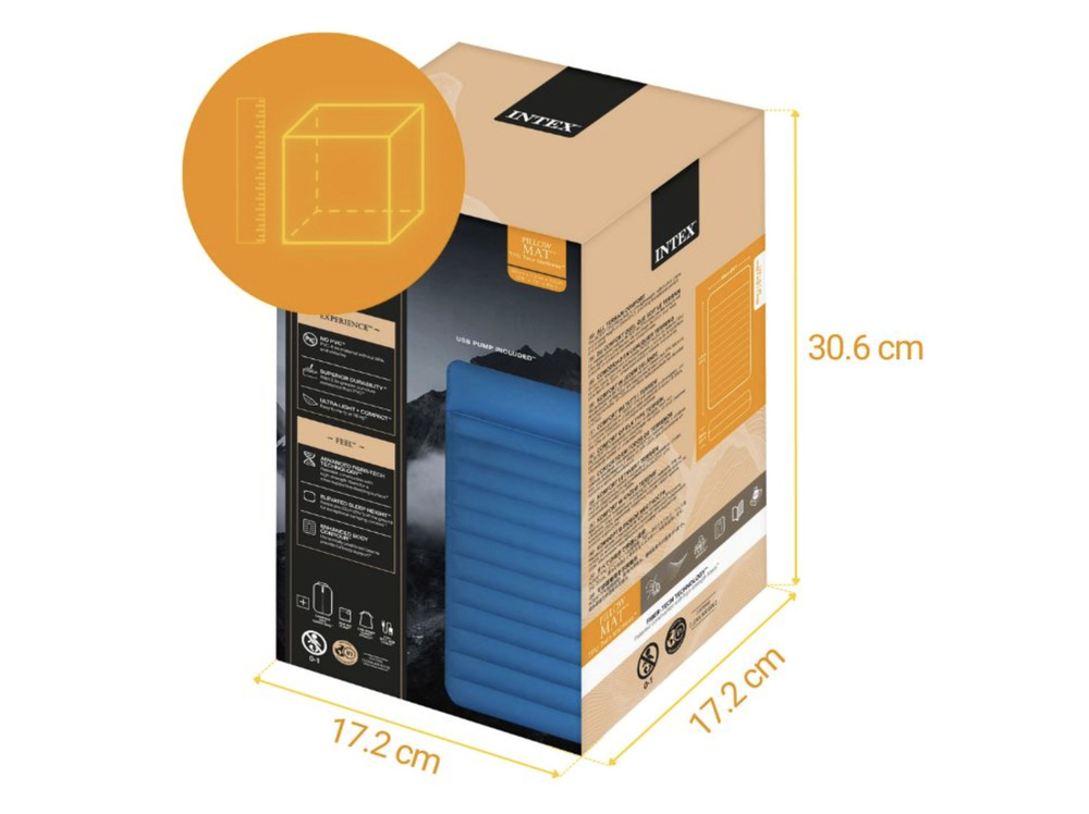 Надувной матрас Intex 99х191х22cm 64011