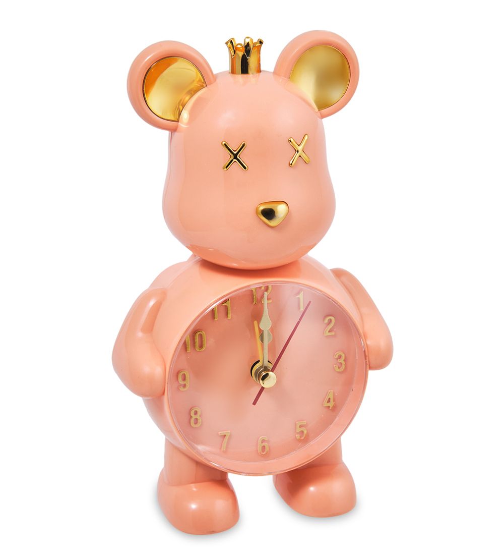 GAEM Art CL-09/2 Будильник «Медвежонок» персиковый
