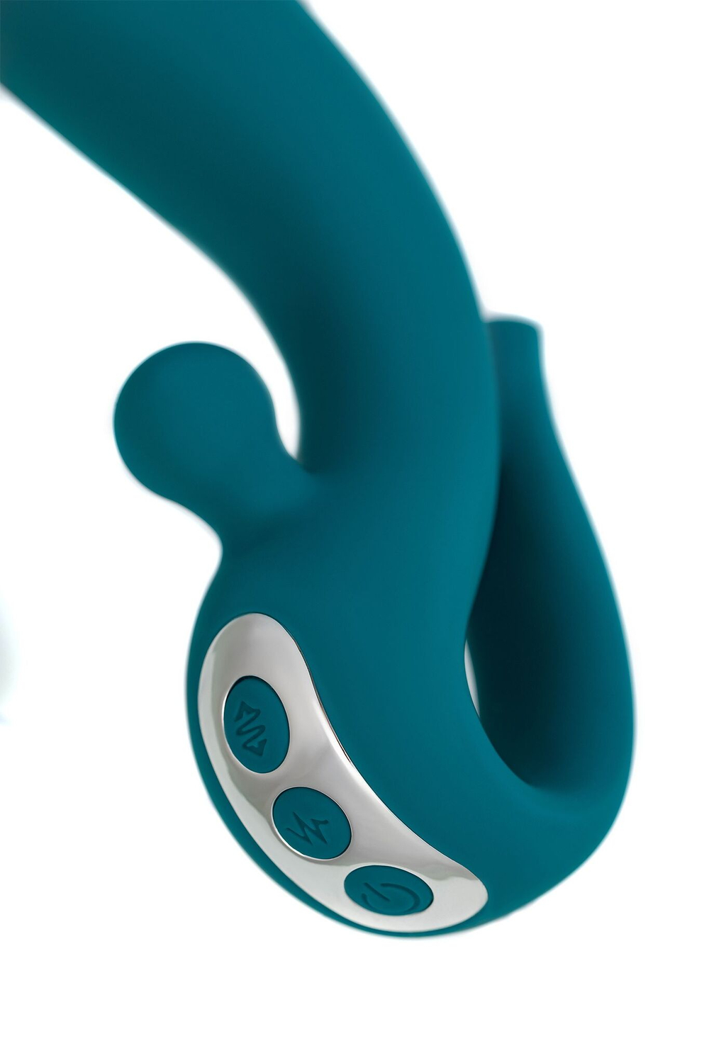 Зеленый вибратор с функцией Up&Down и стимулирующим кольцом Mija - 19 см. (Цвет: зеленый)