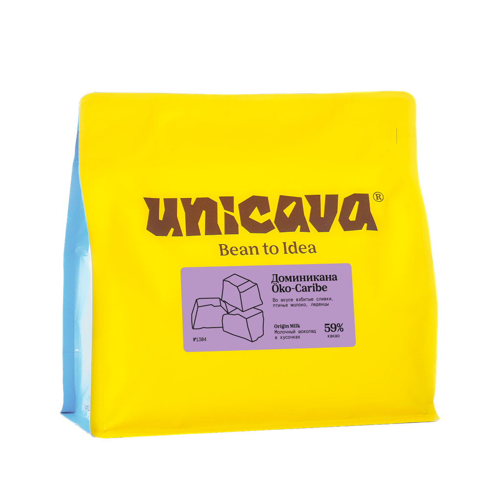 Молочный шоколад Доминикана, Öko-Caribe (59 % какао)