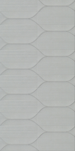 Керамогранит Lavelly Hexagon Relief светло-серый матовый 1200х600х8,5 мм (2 шт.=1,44 кв.м)