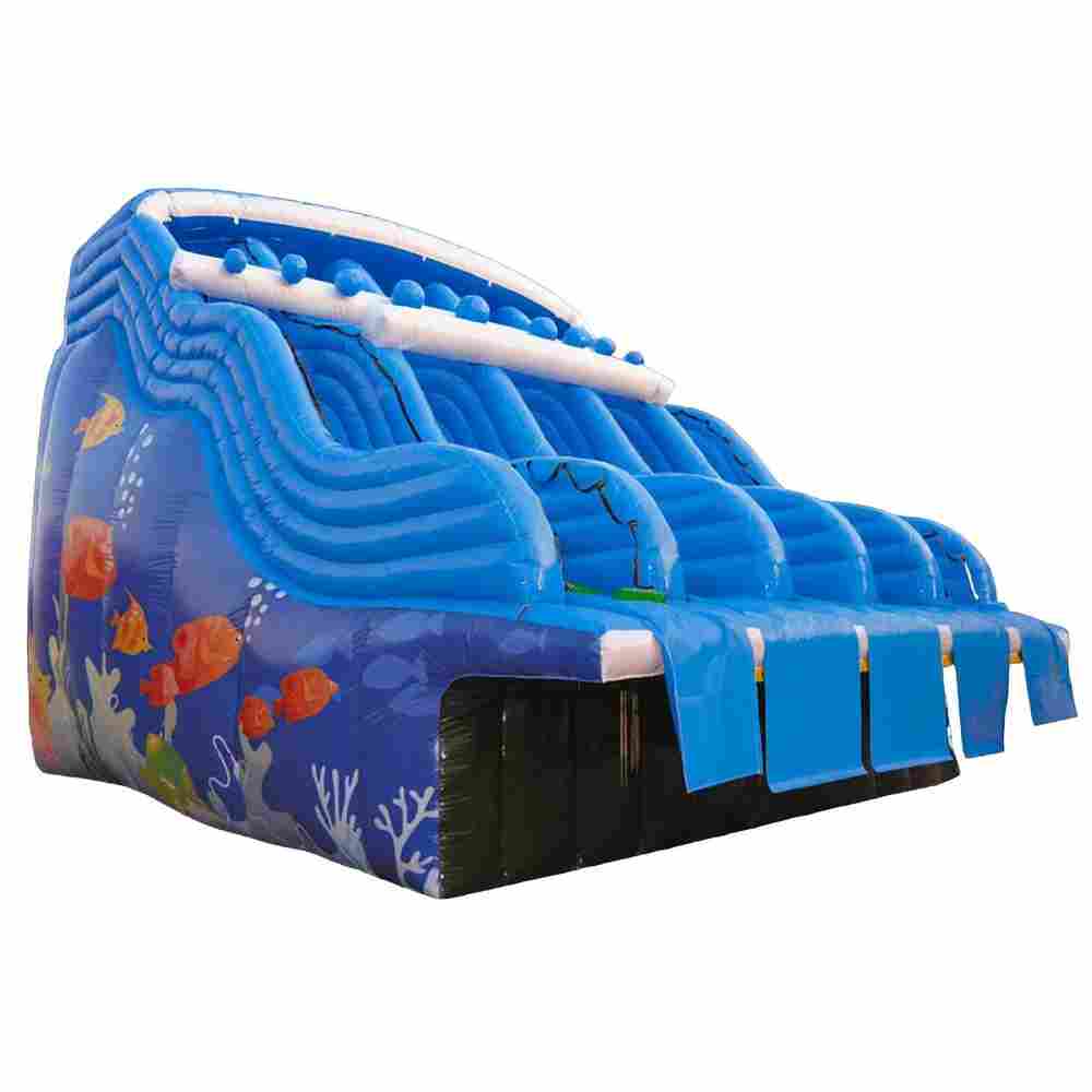 Надувная водная горка «Прыжок в море», 10*8*7 м