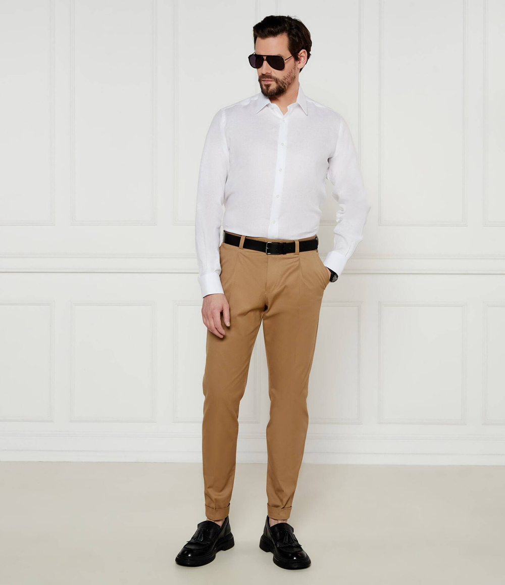 Льняная рубашка Karl Lagerfeld - белый(605000 552667)