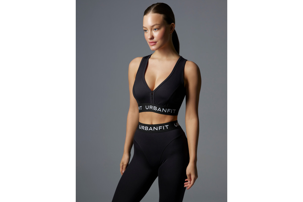 Леггинсы женские Urbanfit SLASH, размер M, черный